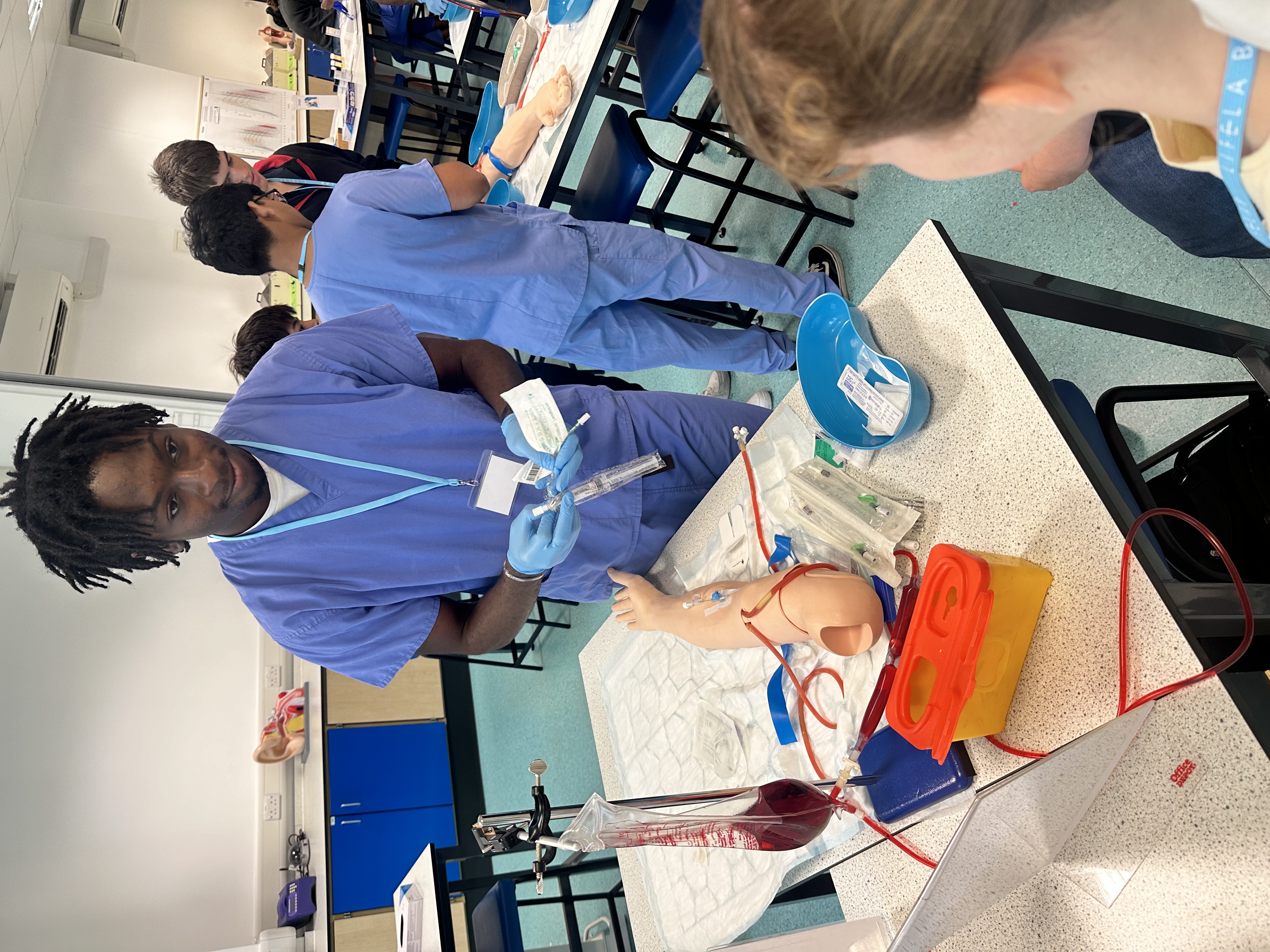 Medical student teaching attendees clinical skills