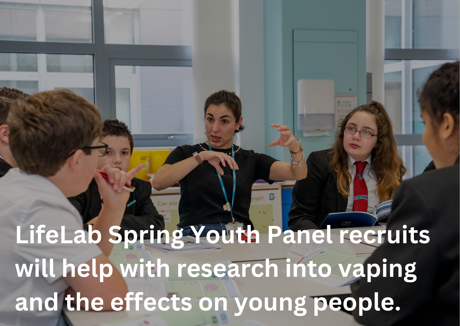 LifeLab Spring Youth Panel recruits will help with research into vaping and the effects on young people. Join now! 