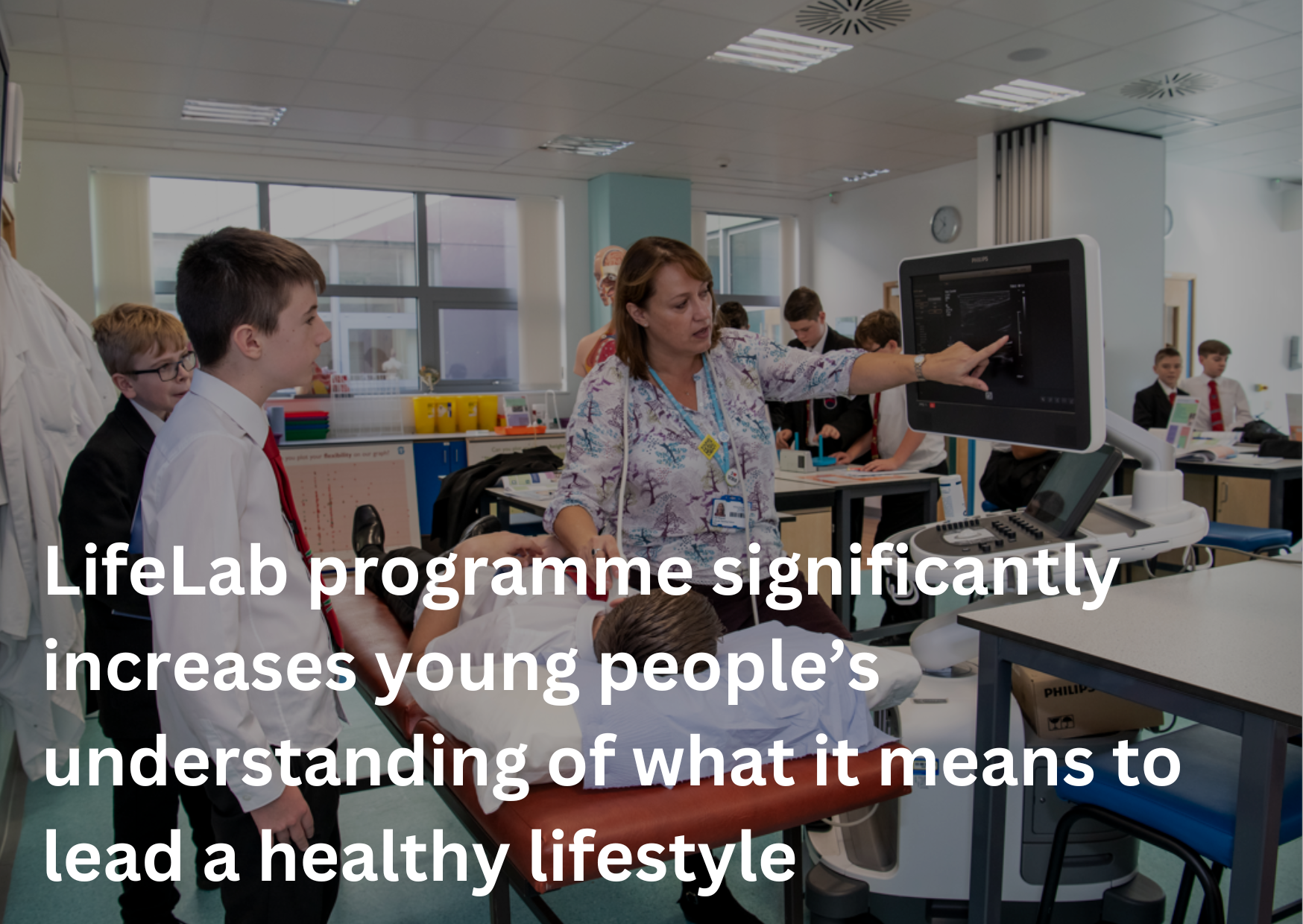 LifeLab programme  significantly increases young people's understanding of what it means to lead a healthy lifestyle