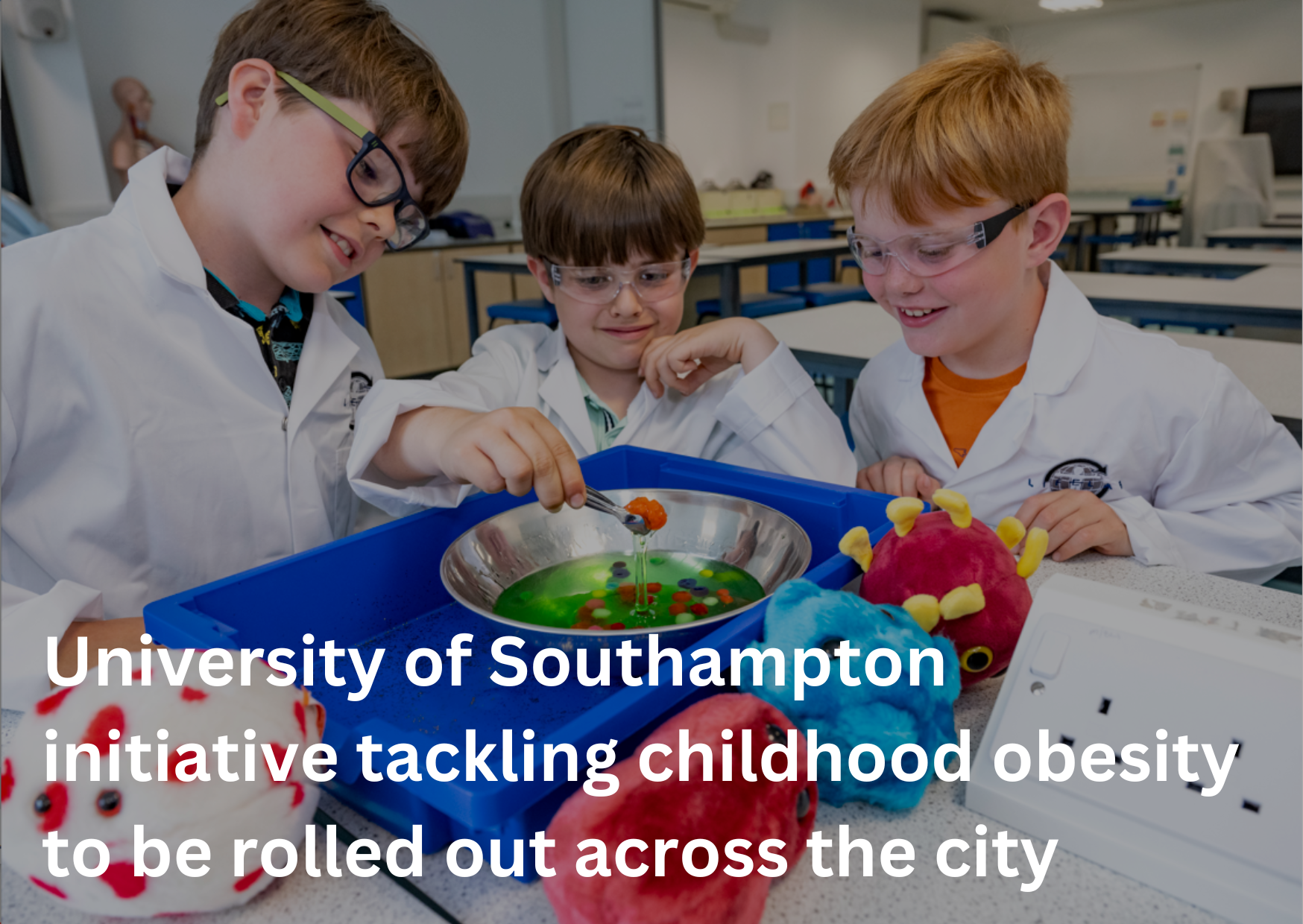 University of Southampton initiative tackling childhood obesity to be rolled out across the city