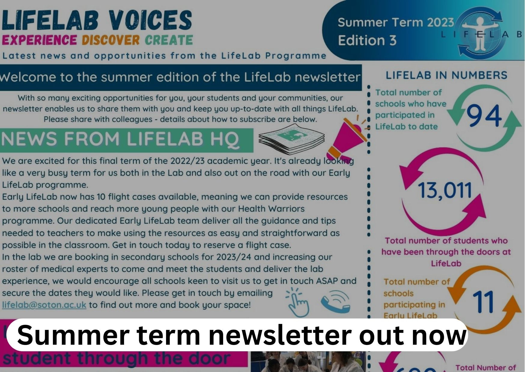 LifeLab newsletter 