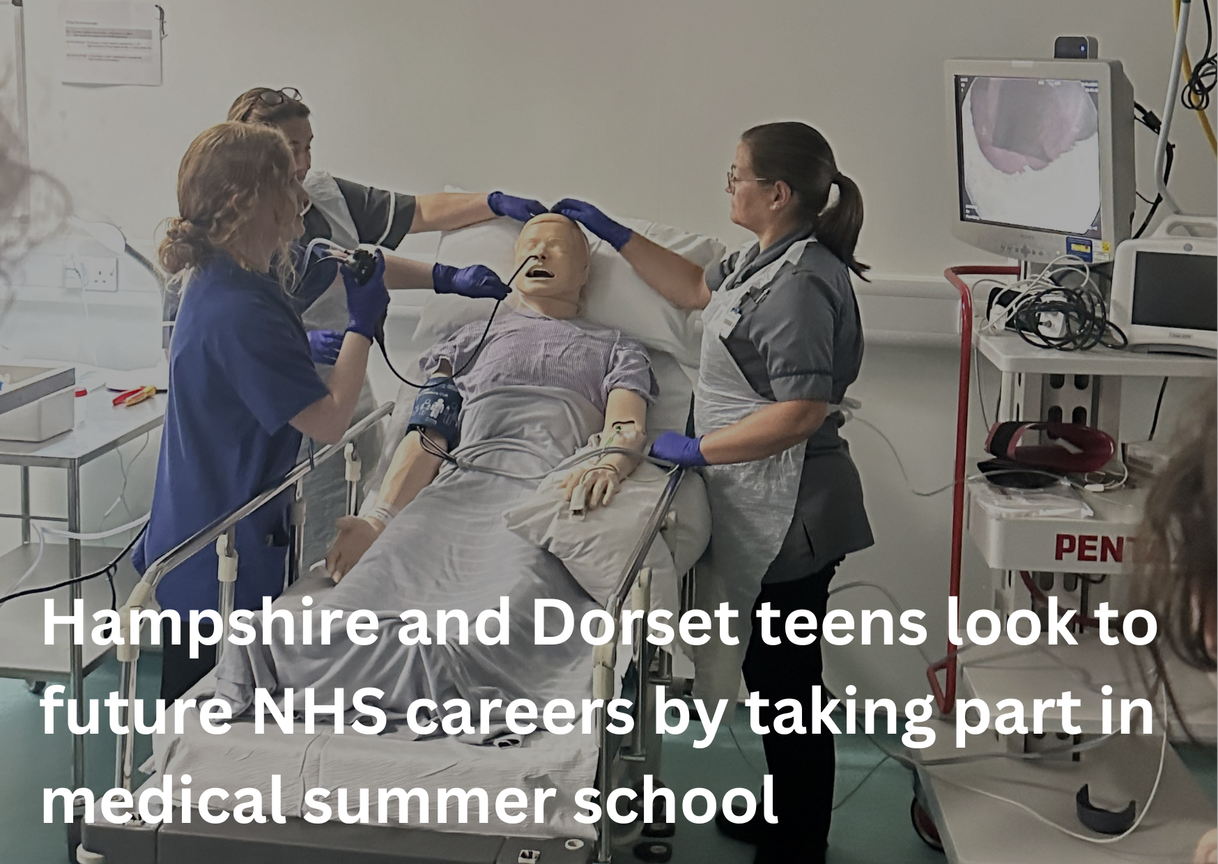 Hampshire and Dorset teens look to future NHS careers by taking part in medical summer school